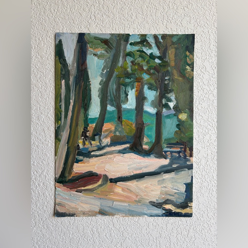 Forest Landscape Oil Painting